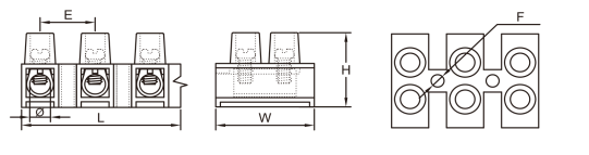 Acessórios para disjuntores Insulated Copper Busbar